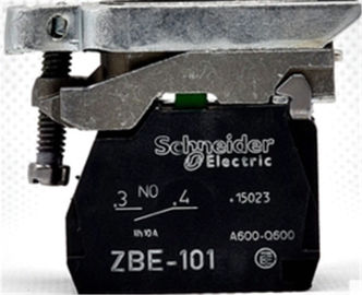Le contacteur électrique de bouton poussoir de Schneider ZB4BZ partie le bloc de contact ZB4BZ101